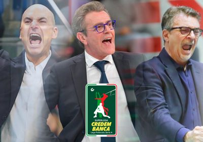 Los 12 técnicos de la Superlega Credem Banca 2024/25 en Italia