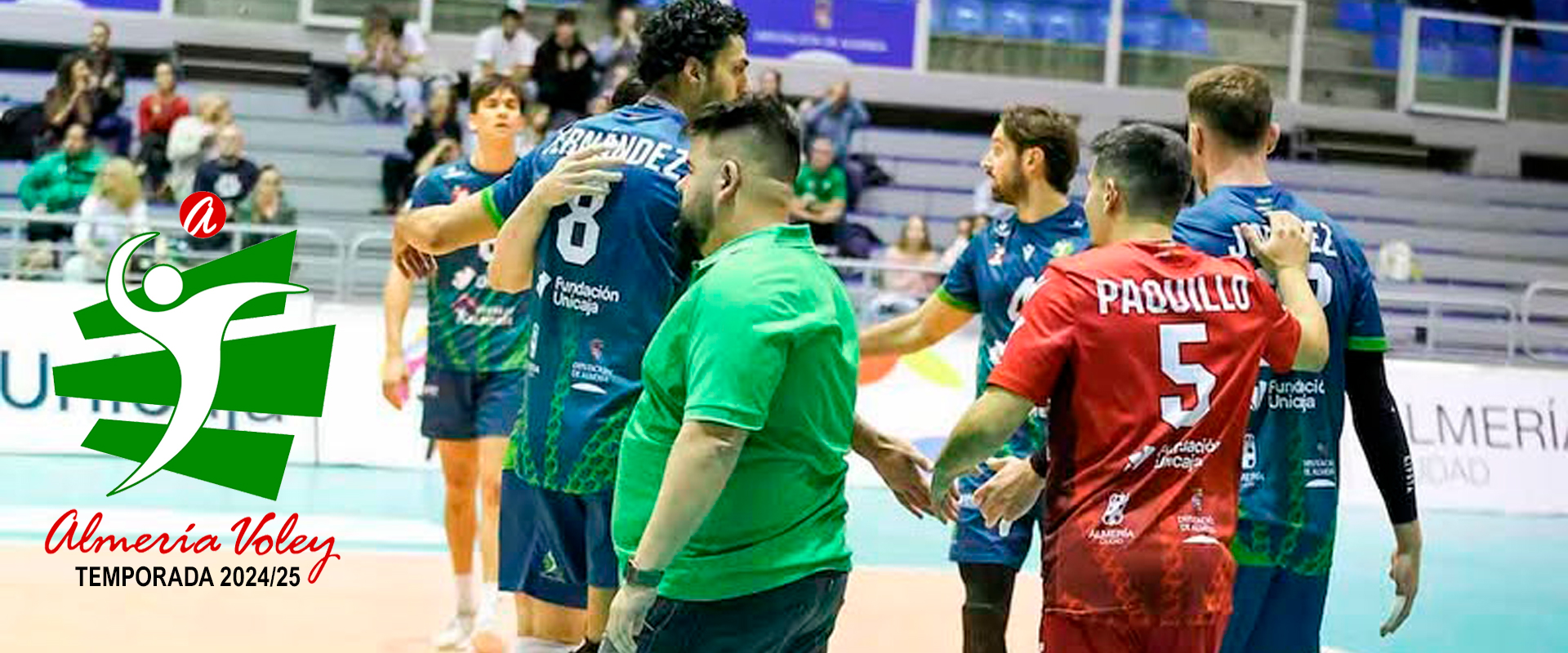 Pablo Ruíz (Unicaja Almería 24/25) ante la ausencia del opuesto Alaka`i Todd (USA)