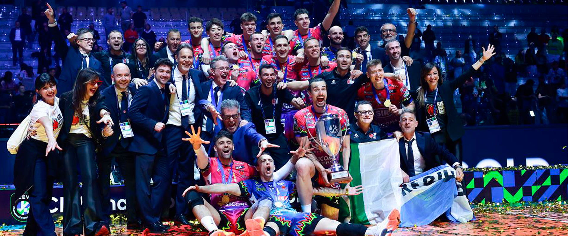 Sir Sicoma Monini Perugia, Re d’Europa por 2ª vez en su historia