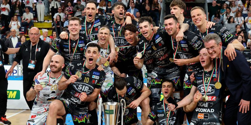 La Sir Susa Scai Perugia, campeón de la Superlega italiana 2025/26