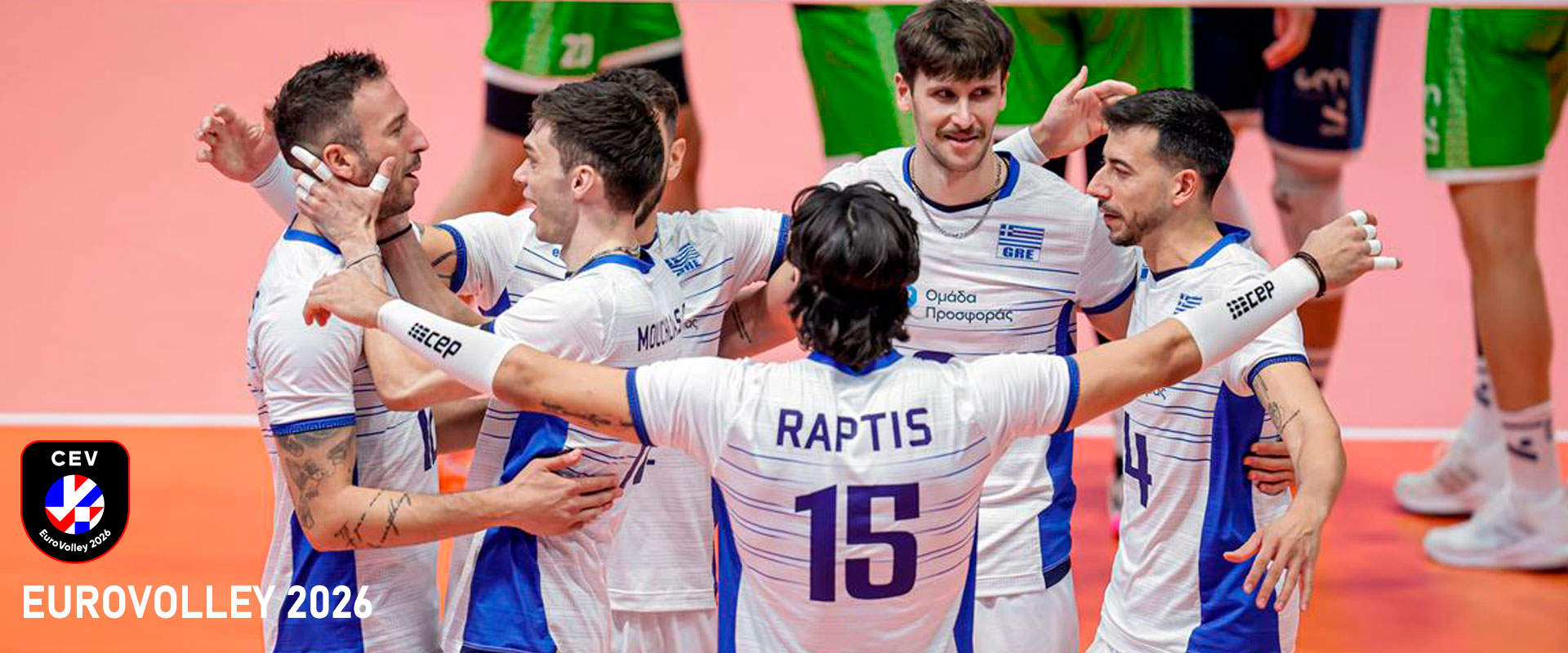 Eurovolley 2026 Hombres. Día 6. Grecia se carga a Eslovenia (3:0)