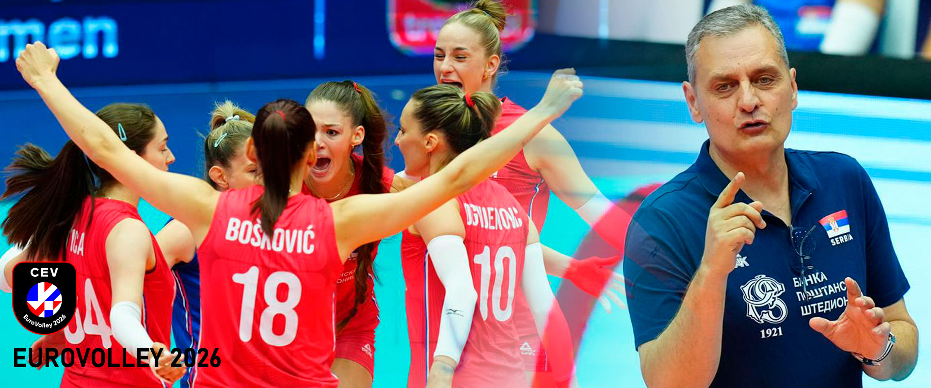 Eurovolley 2026 Mujeres. Cuartos de Final. Serbia, sin problemas.